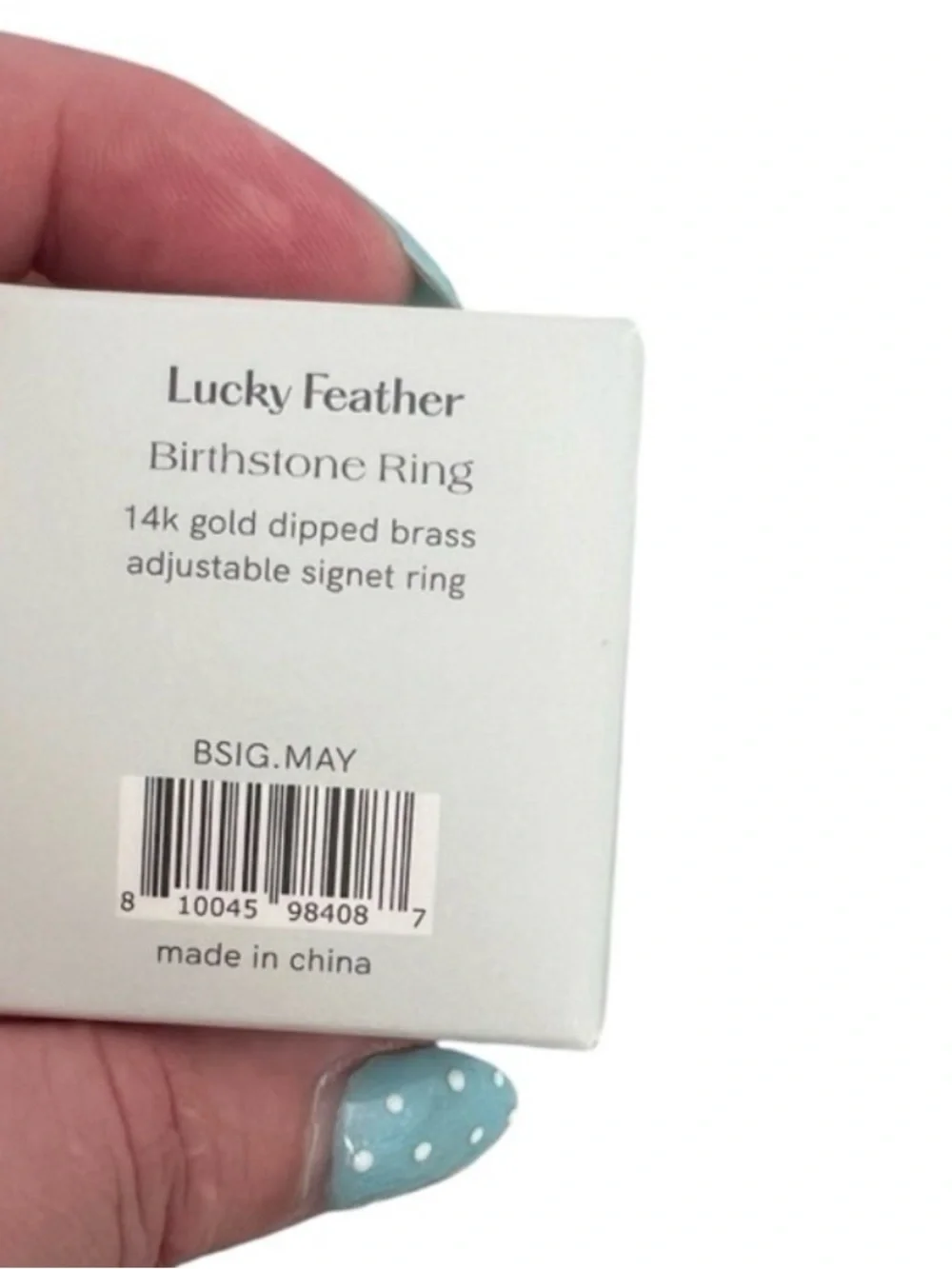 Birthstone Ring - February - Amethyst